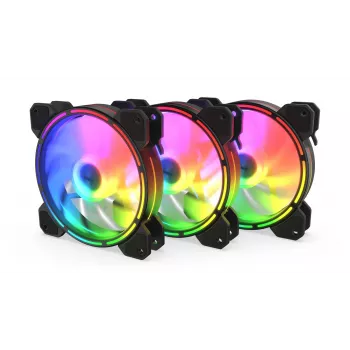 KRUX Lunar 120 ARGB 3-Pack korpusa ventilatori