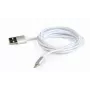 Lightning kabelis Gembird CCB-MUSB2B-AMLM-6-S 1.8m Sudrabs