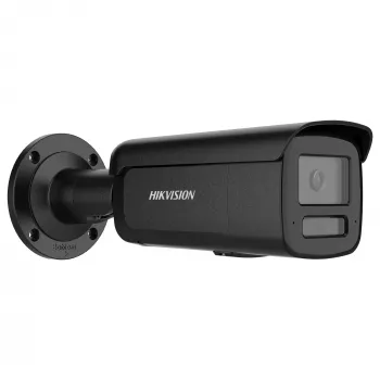 IP novērošanas kamera Hikvision Pro Series ColorVu 8 MP fiksēta lode, 1/1,8 collu CMOS, 2,8 mm, 108,8°×56,4°, 30 fps, vadu, sienas/staba montāža, melna