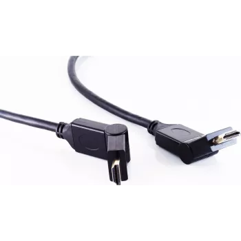 Monitora kabelis ShiverPeaks 2 x HDMI Type A spraudnis leņķveida 0,5 m