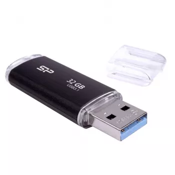 Silicon Power Blaze B02 USB zibatmiņa 32 GB USB Type-A 3.2 Gen 1 (3.1 Gen 1) Melna