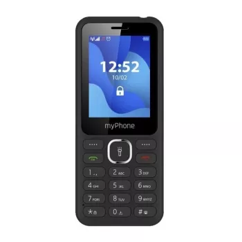 Mobilais telefons MYPHONE myPhone 6320, 2.4 collu ekrāns, Dual SIM, 1000 mAh, Bluetooth, FM radio, Melns