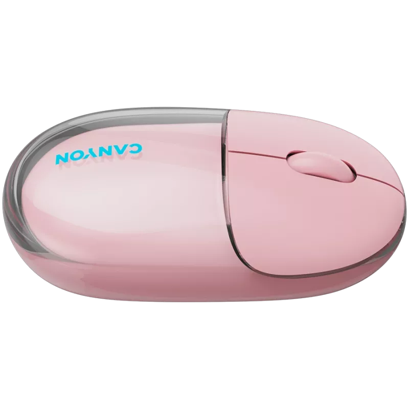 CANYONE pele OnClick 24 BT/Bezvadu Caurspīdīga/Rozā