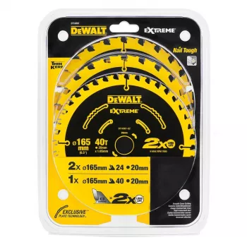 Zāģa asmens ripzāģim DeWALT DT10397-QZ 3 gab.
