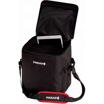 Parat TB10 Messenger maciņš planšetdatoram 27.9 cm (11 collas) Melns Sarkans