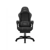 Spēļu krēsls huzaro Force 3.7 Carbon Black — ergonomisks, regulējams augstums 107.5–116.5 cm, 5 riteņi, jostas un kakla spilveni