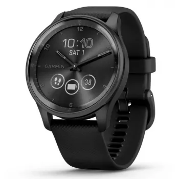 Garmin vivomove Trend 40 mm hibrīda LCD pulkstenis 254 x 346 pikseļi skārienekrāns Melns GPS