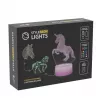 Manta SNL116RGB RGB 3D zirga dekoratīvā LED lampa