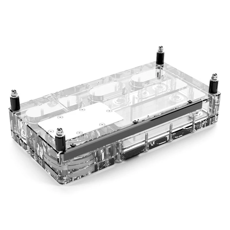 Alphacool Core Distro Plate caurspīdīgs akrils 125x240x68.8mm