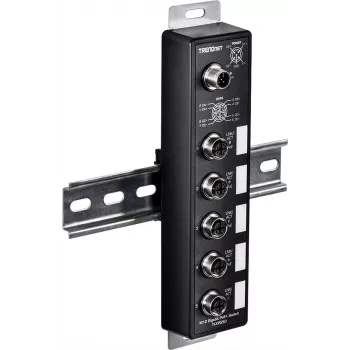 Industriālais slēdzis TRENDnet TI-XPG50 — 5 portu Gigabit PoE+ EN50155