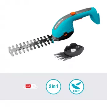 Bezvadu zāles šķēres GARDENA 14750-55 20 cm 18 V Zaļš Pelēks