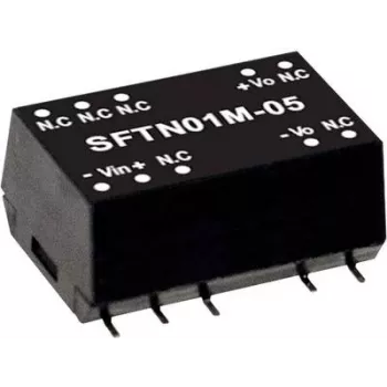 Strāvas adapteris MEAN WELL SFTN01L-05 1 W Ieeja 4.5-5.5 V Izeja 5 V