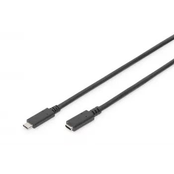USB Type-C pagarinātājkabelis Digitus AK-300210-015-S