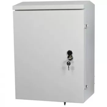 ALLNET DIN-RAIL sienas korpuss/PoE viedais pārvaldāmais slēdzis T220mm gaiši pelēks IP66 (ALL-DIN-SGI8012PM)