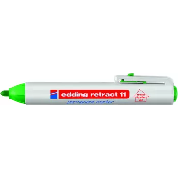 Permanentais marķieris Edding Retract 11 zaļš 10