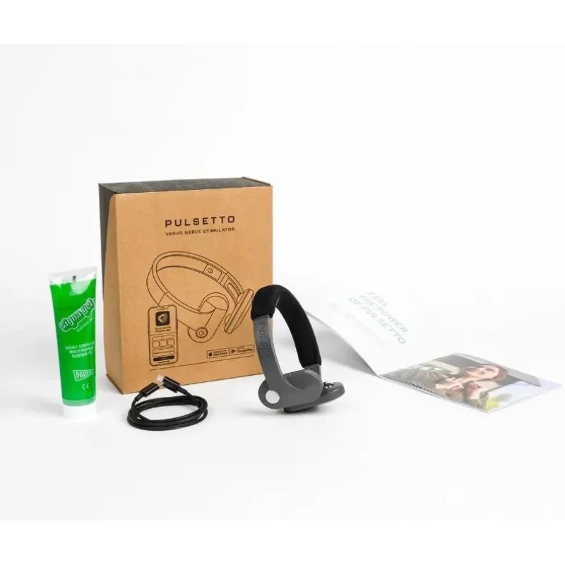 Pulsetto kakla siksna vagusa nerva stimulators relaksācijai un miegam WELL-BEING