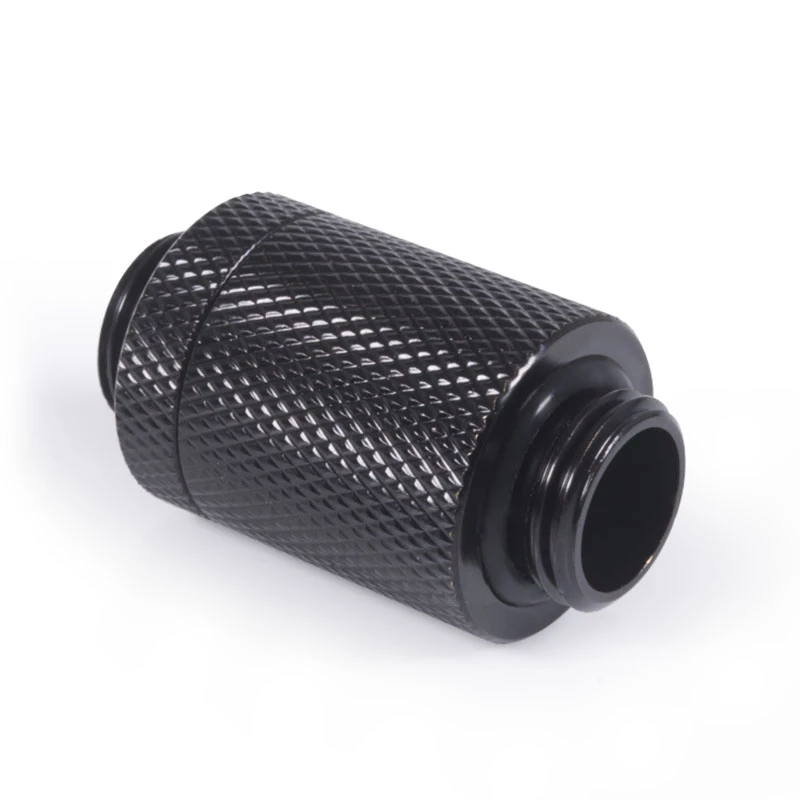 Alphacool ES D-Plug 25,5 mm G1/4 AG uz G1/4 AG - Deep Black (17580)
