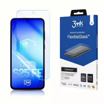 3MK FlexibleGlass rūdīta stikla ekrāna aizsargs Samsung Galaxy S25 FE