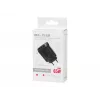 LCD sienas lādētājs USB ligzda + USB-Cx2 PD 65W GAN melns vatmetrs