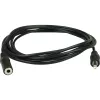 Wentronic Goobay 3,5 mm ligzdas pagarinātājkabelis, melns, 3 m - 3,5 mm spraudnis (3 kontaktu, stereo) > 3,5 mm ligzda (3 kontaktu, stereo) (50432)