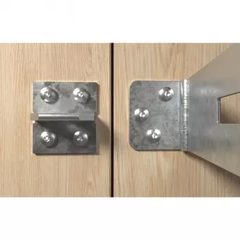 Skrūve koka FISCHER 670332 — metāla koka skrūve 40 mm, Ø 4,5 mm, vītnes garums 35 mm, 200 gab.