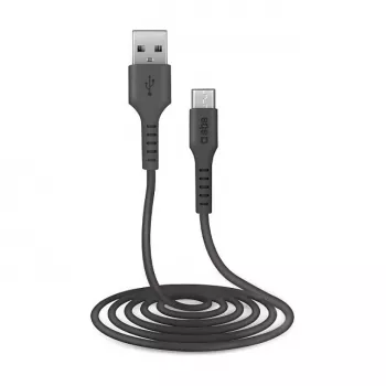 SBS TECABLEMICRO2K 2m USB A Micro-USB B vīriešu vīriešu melns USB kabelis (TEKabelMICRO2K)