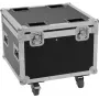 Flightcase Roadinger 4x TMH-S90/H90/B90 — izturīgs korpuss 4 ierīcēm