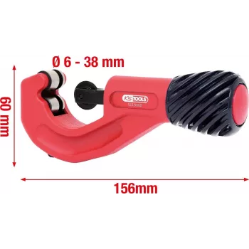 Cauruļu griezējs KS Tools 103.5000 caurulēm Ø6–38 mm, garums 156 mm