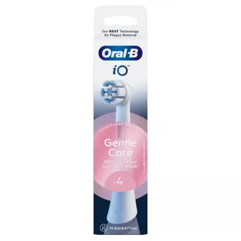 Oral-B iO GentleCare White 4-pack Birstes Galviņas