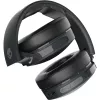 Austiņas virs auss Skullcandy Hesh Evo — vadu un Bluetooth 5.0, 36 h akumulators, USB-C, 3,5 mm, salokāmas, trokšņu slāpēšana, melnas