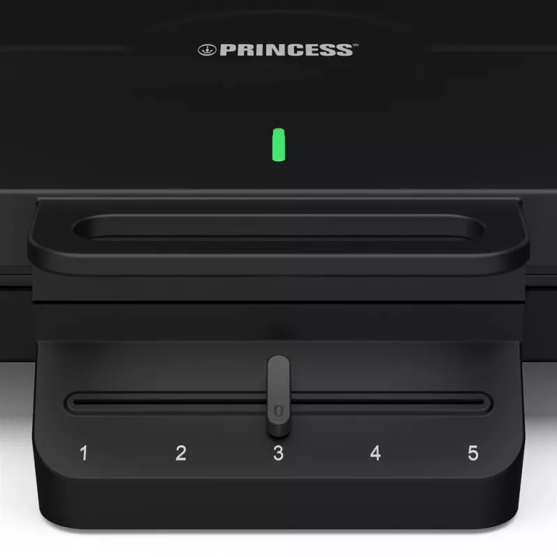 Princess 01.132384.01.001 Vafeļu gatavotājs melns