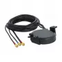 Antena DeLOCK LTE MIMO GNSS 3 x SMA spraudnis RG-174 3 m āra melna
