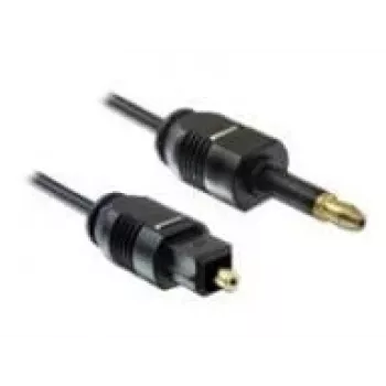 DeLOCK 82876 Toslink audio kabelis 2m Mini-TOSLINK Melns