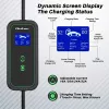 Qoltec Mobilais EV Auto Lādētājs Regulējams 2in1 Type2 | 7kW | 230V | CEE 3 PIN | Wi-Fi | LCD | Pārnēsājams | Wallbox | 5m