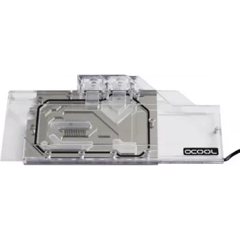Alphacool 11760 ūdensbloks - akrils - caurspīdīgs - XFX Radeon RX 5700 XT Thicc II / III Ultra - 122 mm x 266,5 mm