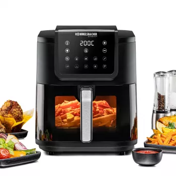 Gaisa fritieris Rommelsbacher FRH 1700 Single 8 L 1700 W ar 10 programmām un LED displeju