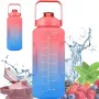 Extralink Motivācijas Ūdens Pudele, 2000ml, Sarkana-Zila, BUT-994