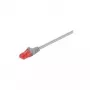 Wentronic Goobay CAT 6 Patch Kabelis, U/UTP, Pelēks, 0,5 m - LSZH Halogēnu Nesaturošs, Varš (93668)