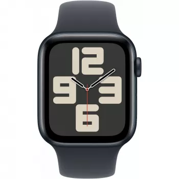 Apple Watch SE GPS + Cellular 44mm Midnight Aluminium Case ar Midnight Sport Band - M/L (MXGM3QF/A)