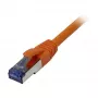 Patch kabelis RJ45 CAT6A 500MHz 7,5m oranžs S-STP (S/FTP) GHMT sertificēts