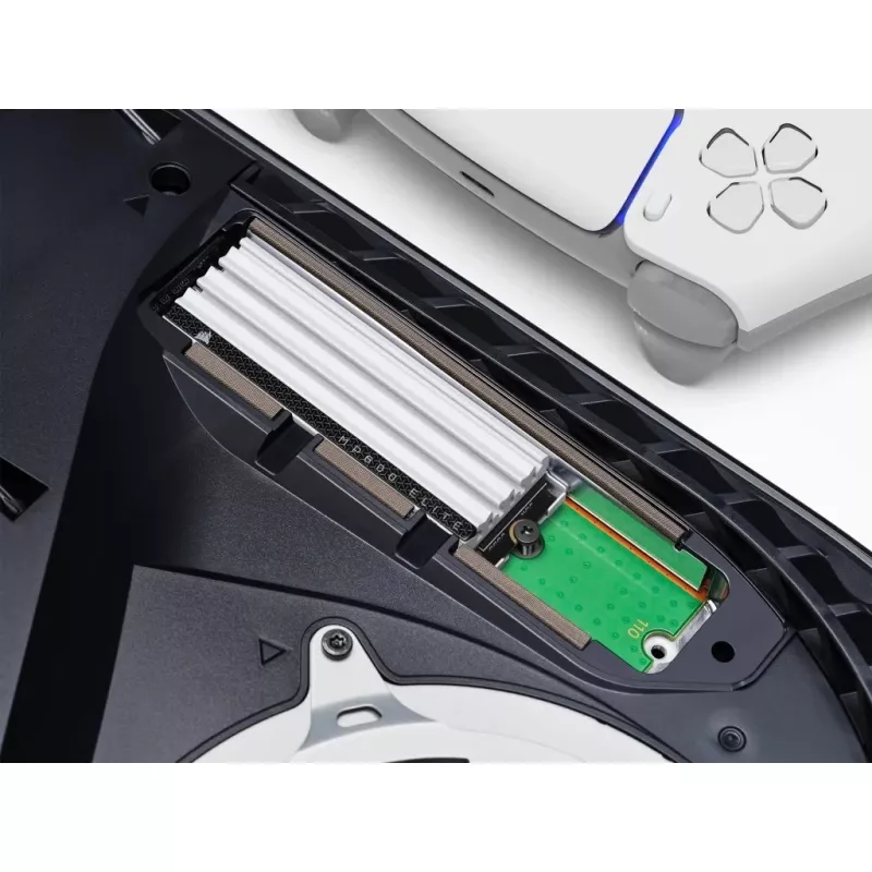 Corsair MP600 ELITE CSSD-F2000GBMP600ECS 2 TB iekšējais M.2 2280 NVMe SSD, PCIe 4.0 x4, 3D TLC, PS5 konsolei