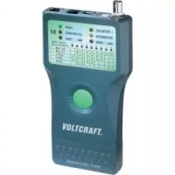 Voltcraft® CT-5 kabeļu testeris piemērots RJ-45, BNC, RJ-11, IEE 1394, USB (CT-5)