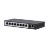 Slēdzis Extralink PERSES 8x Gigabit PoE/PoE+ 2x RJ45 Uplink 96W