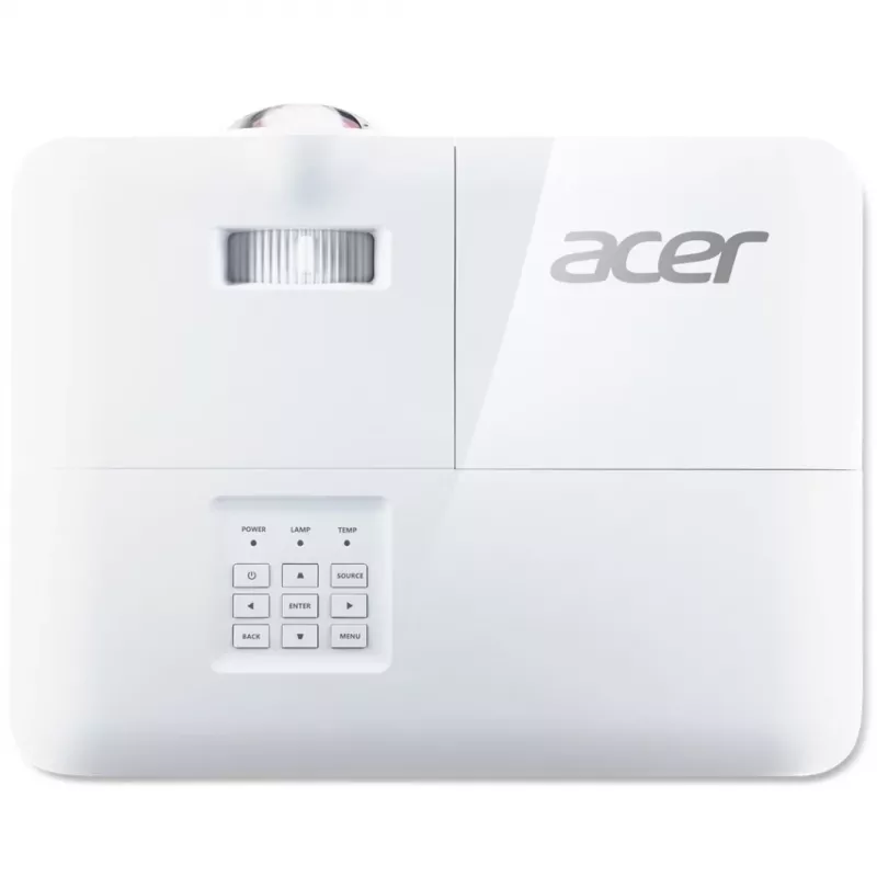 Acer S1386WHN - DLP projektors - 3D - 3600 lm - WXGA (1280 x 800) - 16:10 - 720p (MR.JQH11.001)