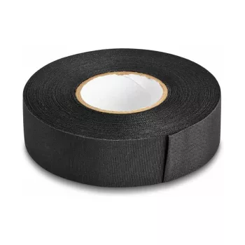 DeLOCK Auduma Lente 25 m x 25 mm nesaraujama pašlīmējoša melna