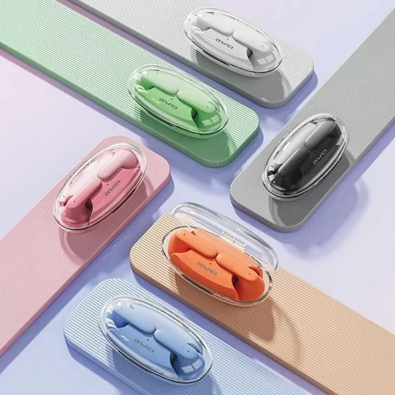 Awei T85 Bluetooth 5.3 ENC TWS austiņas zilā krāsā