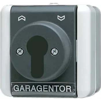 JUNG 806.18 W - Atslēgas slēdzis - 2P - Vadu - Melns - Balts - IP44 - 250 V