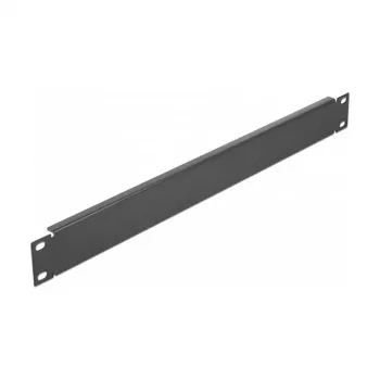 Aklais panelis 19 inch skapim DeLOCK 66289, 1U, metāls, melns