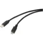 Renkforce USB kabelis USB 2.0 USB-C® spraudnis, USB-Micro-B spraudnis 1.00 m Melns Apaļš RF-5719754