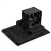 Gaisa dzesētājs NZXT T120 Procesors 120 mm Melns — 4 siltuma caurules, 120×120×26 mm ventilators, PWM, vara pamatne
